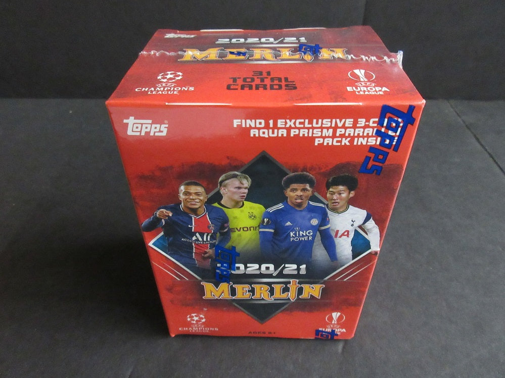 2020/21 Topps Merlin UEFA Soccer Blaster Box (4/7 plus 1/3)