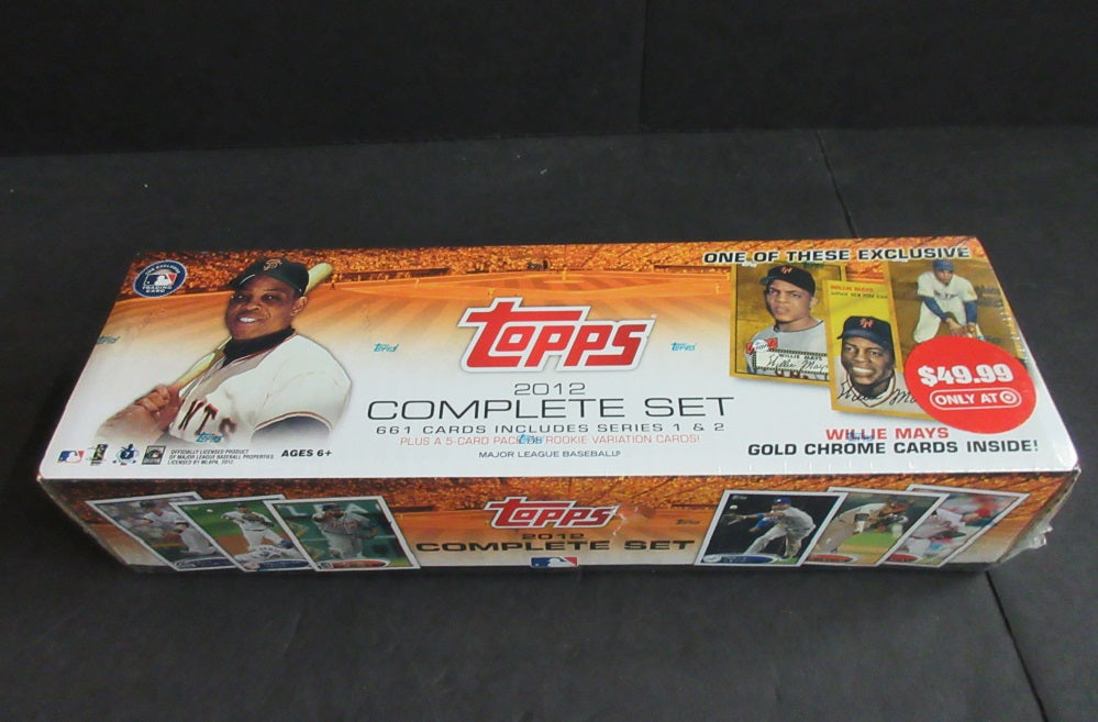 2012 Topps Baseball Factory Set (Mays Gold Chrome) (Target)