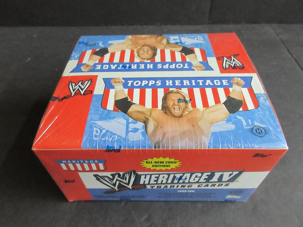 2009 Topps Heritage IV WWE Wrestling Box (Hobby) (24/5)