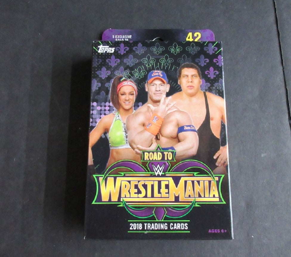 2018 Topps WWE Wrestling Road To WrestleMania Hanger Box (42 Cards)