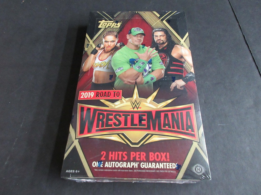 2019 Topps WWE Wrestling Road To WrestleMania Box (Hobby) (24/7)