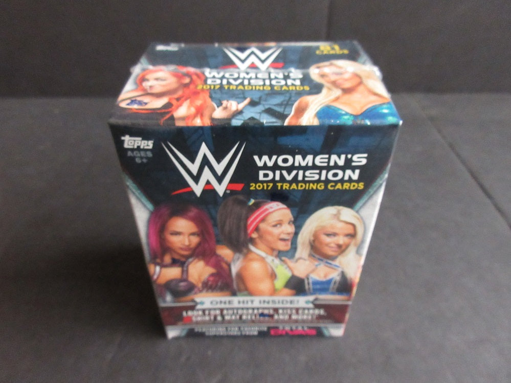 2017 Topps WWE Wrestling Women's Division Blaster Box (81 Cards)
