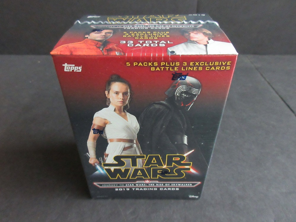 2019 Topps Star Wars The Rise of Skywalker Blaster Box (5/6 plus 3 Cards)