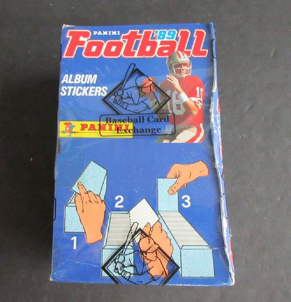 1989 Panini Football Album Stickers Box (BBCE) – Baseball Card Exchange