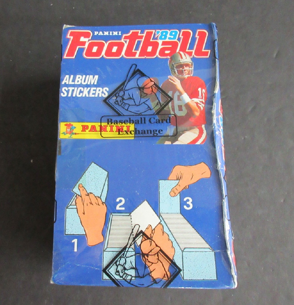 1989 Panini Football Album Stickers Box (BBCE)