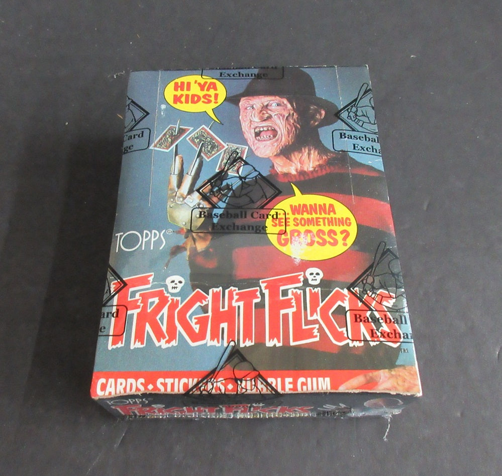1988 Topps Fright Flicks Unopened Wax Box (BBCE)
