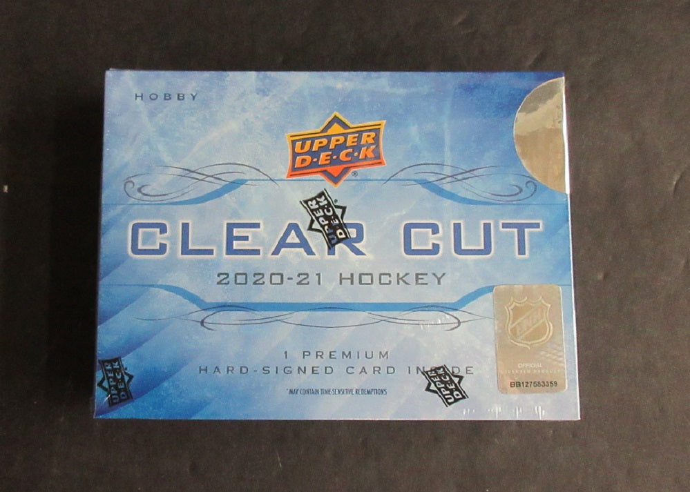 2020/21 Upper Deck Clear Cut Hockey Box (Hobby)