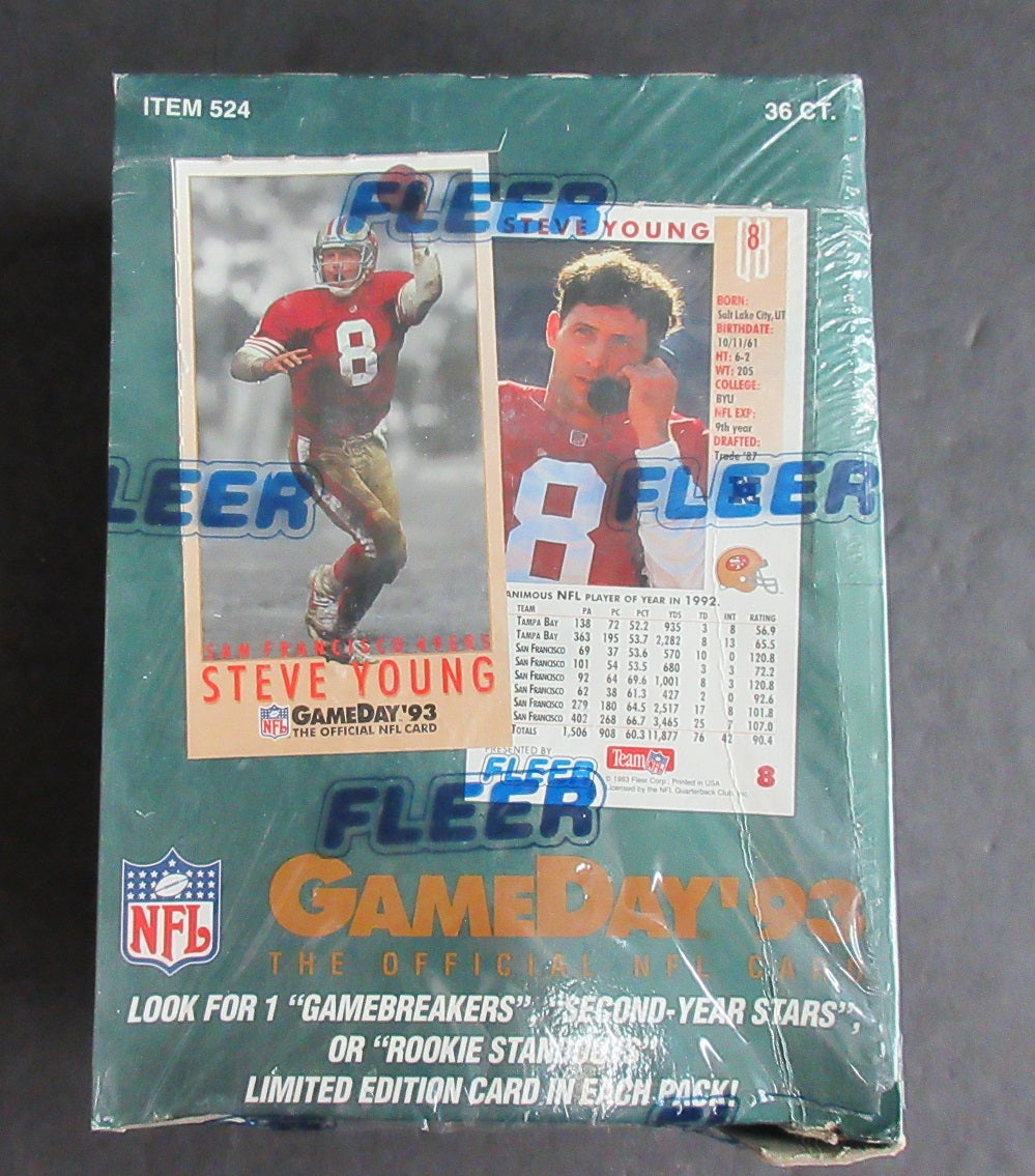 1993 Fleer Gameday Football Box