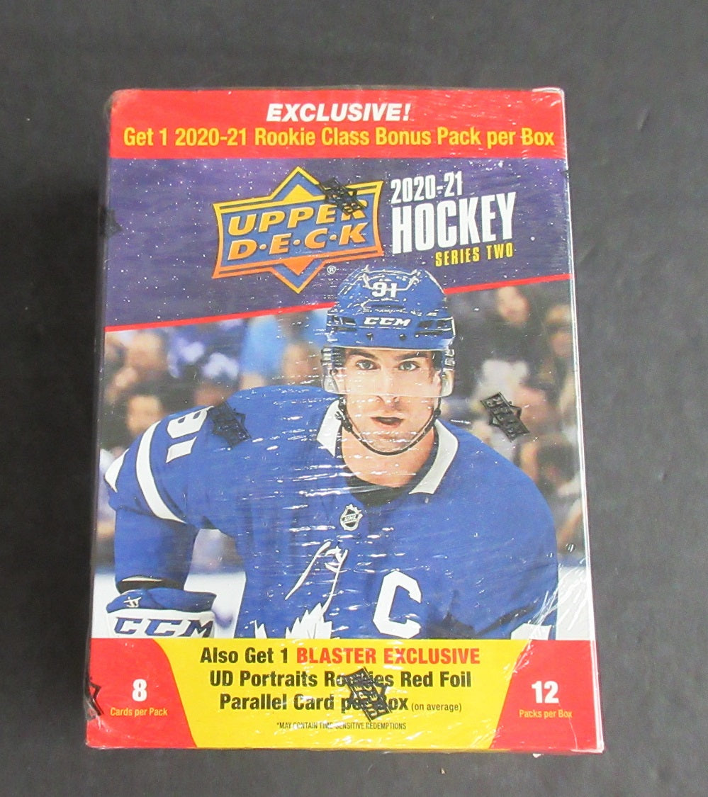 2020/21 Upper Deck Hockey Series 2 Blaster Box (12/8)