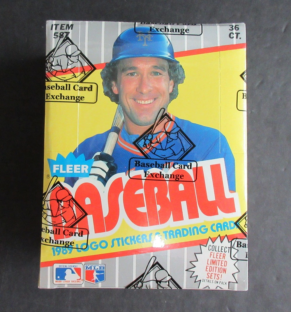 1989 Fleer Baseball Unopened Wax Box (FASC) (Code 91092)