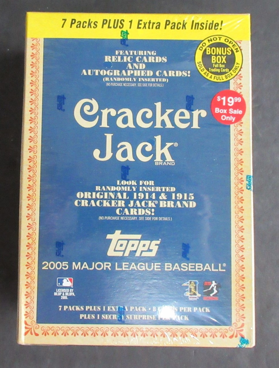 2005 Topps Cracker Jack Baseball Blaster Box (8/8)