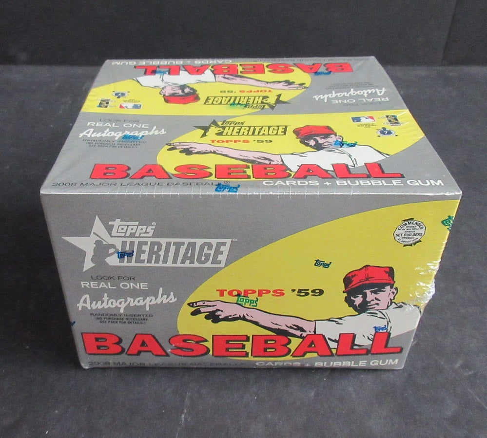 2008 Topps Heritage Baseball Box (Retail) (24/8)