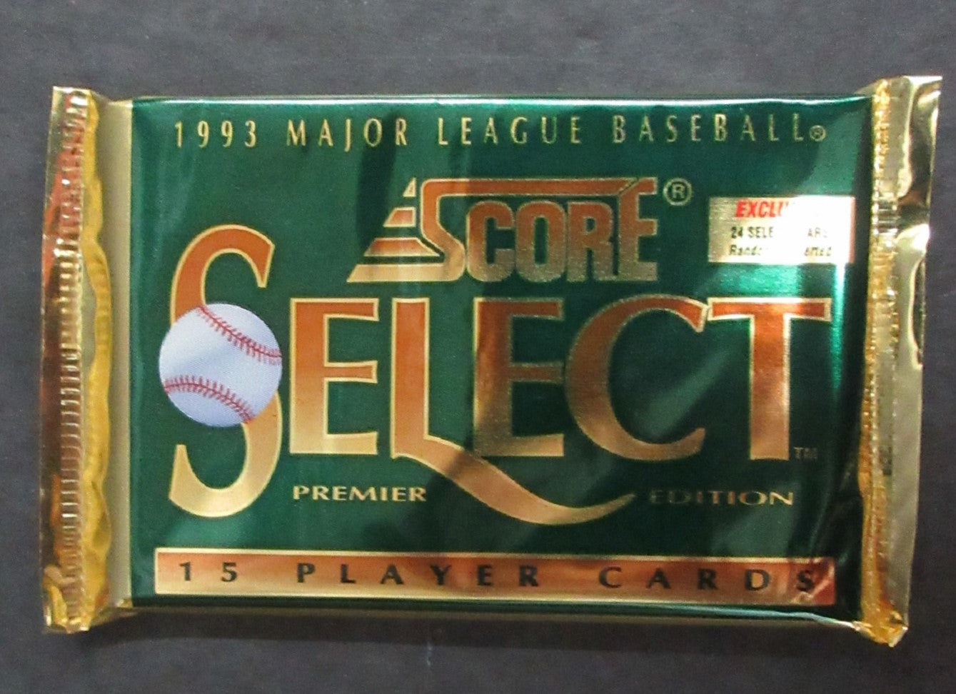 1993 Score Select Baseball Unopened Pack