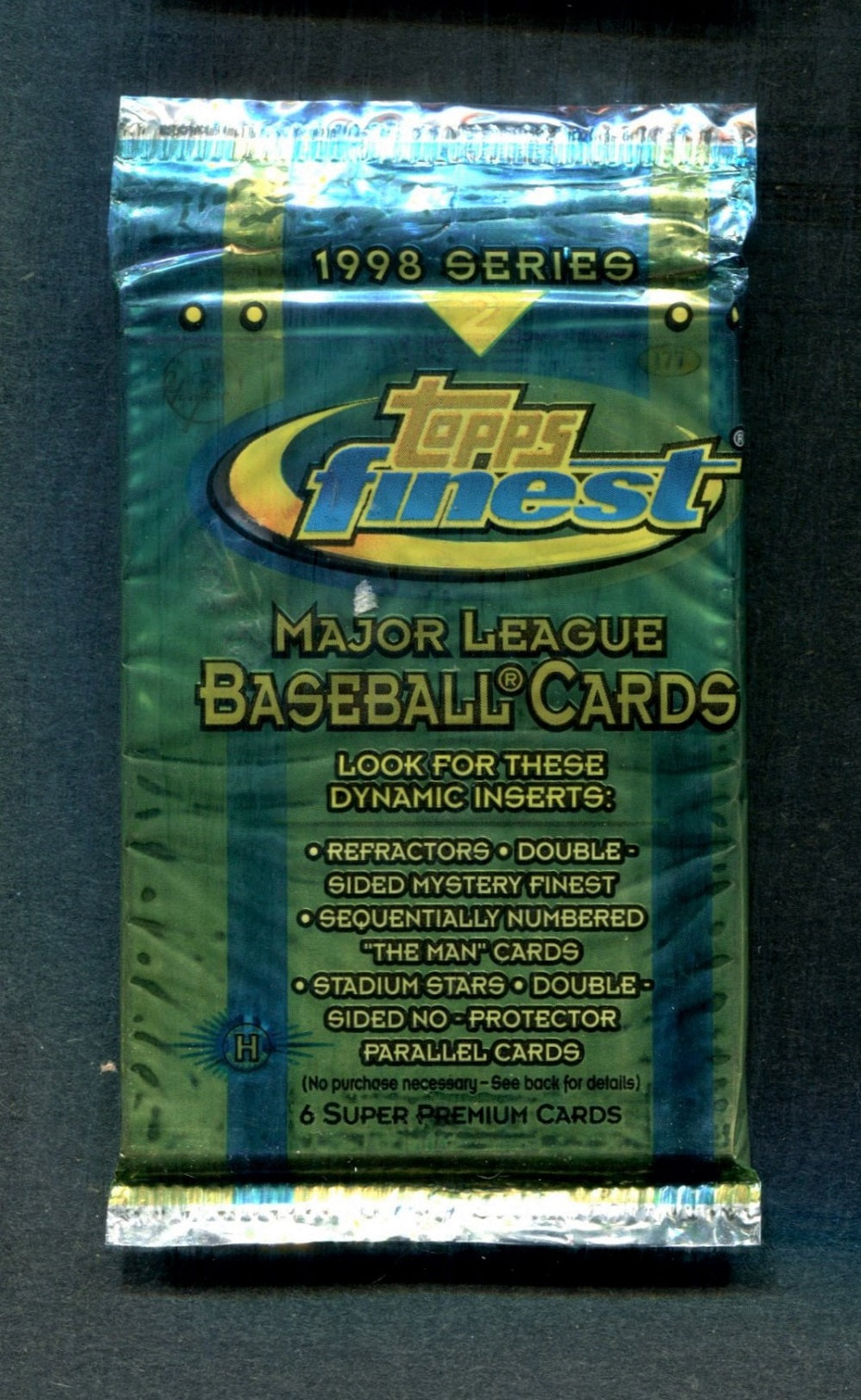 1998 Topps Finest Baseball Unopened Series 2 Pack (Hobby)