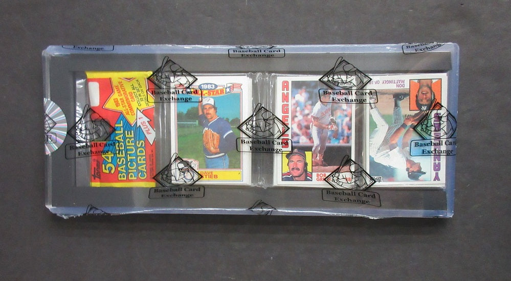 1984 Topps Baseball Unopened Rack Pack (BBCE) (Mattingly Top Ripken Back)