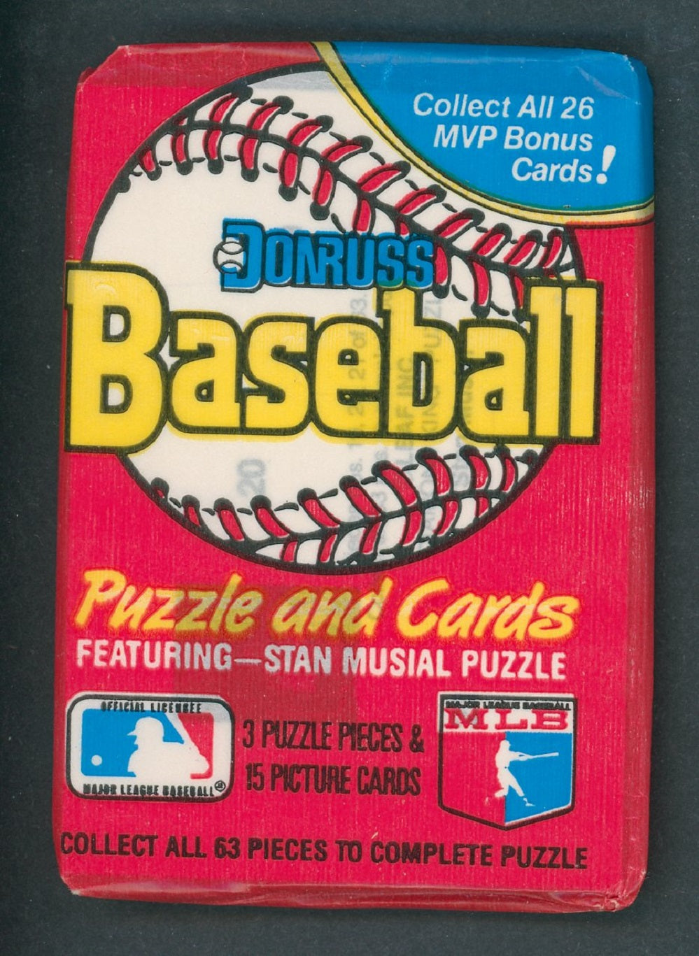 1988 Donruss Baseball Unopened Wax Pack