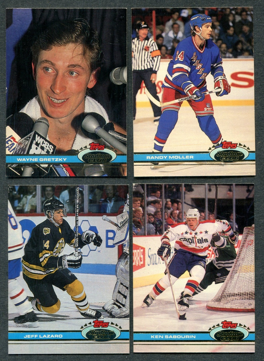 1991/92 Topps Stadium Club Hockey Complete Set NM/MT (400) (23-216)