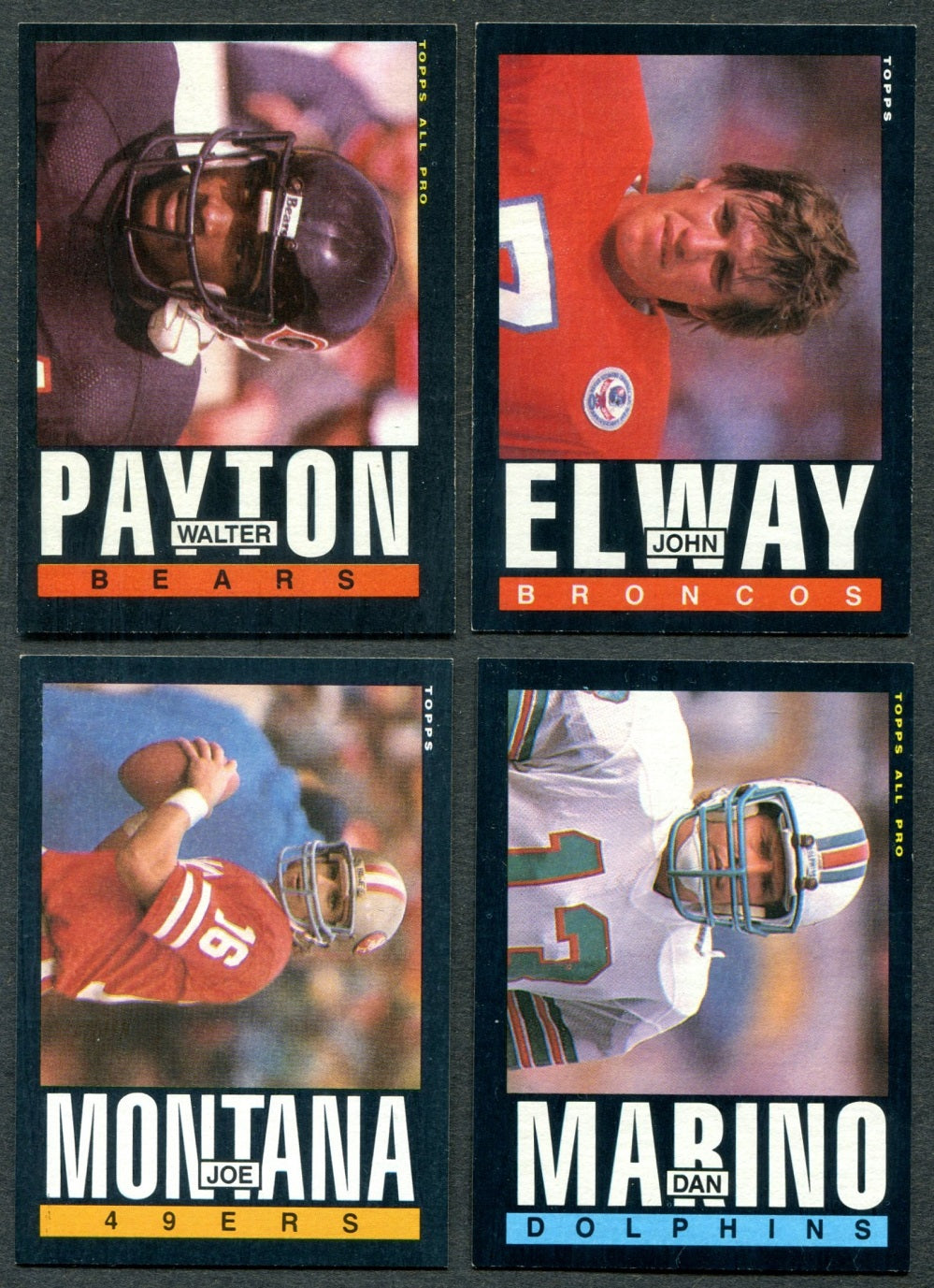 1985 Topps Football Complete Set NM (396) (23-220)
