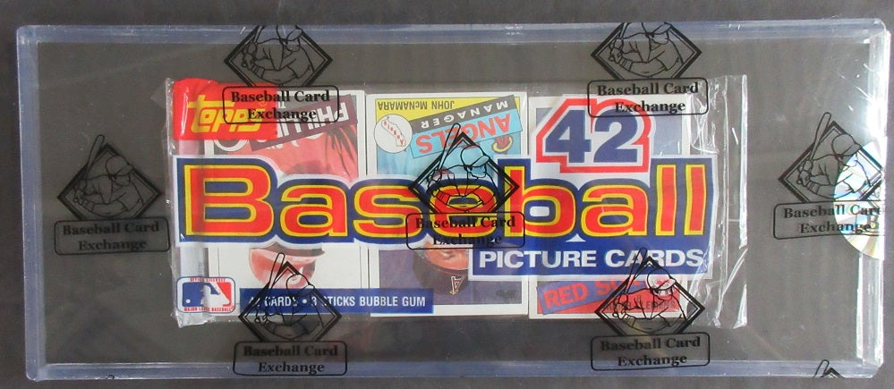 1985 Topps Baseball Unopened Grocery Rack Pack (Clemens Top) (BBCE)