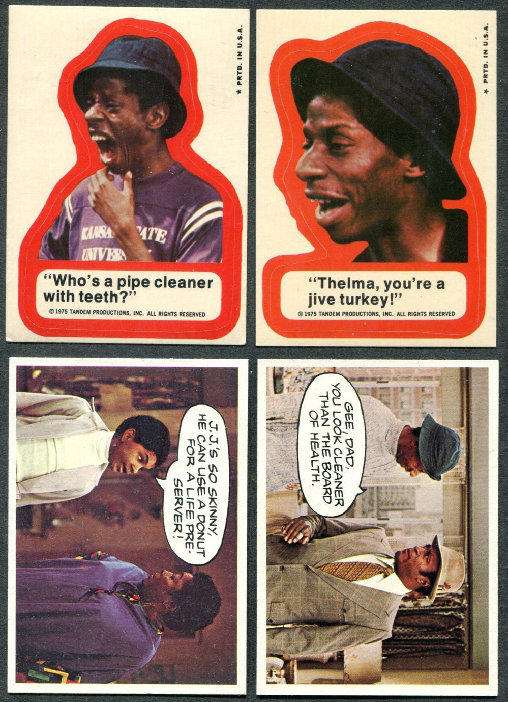 1975 Topps Good Times Complete Set (w/ stickers) (55/20) NM NM/MT