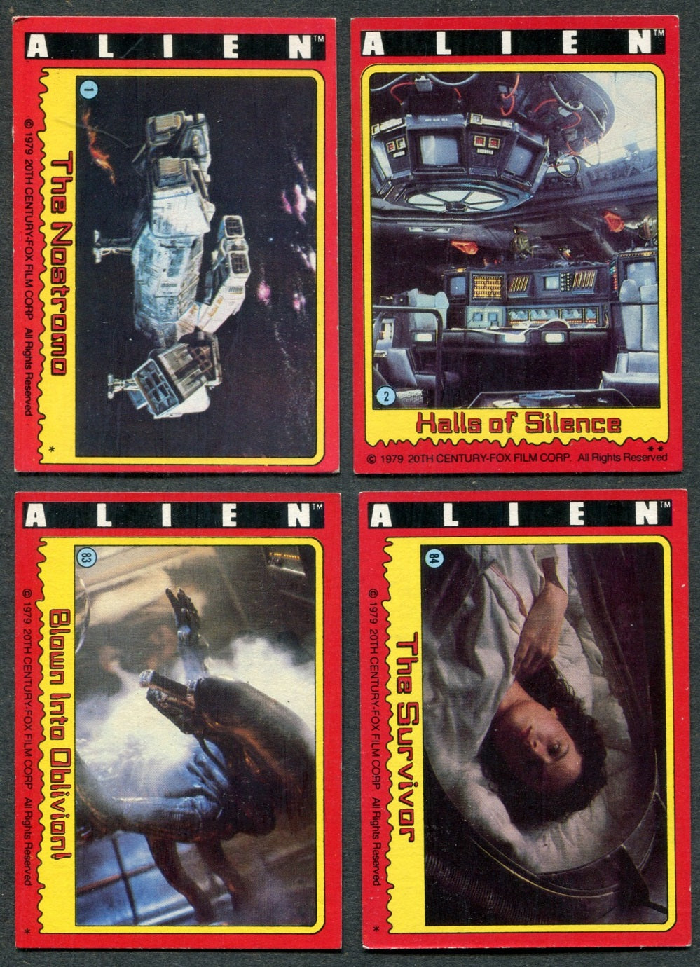 1979 Topps Alien Complete Set (84) NM NM/MT