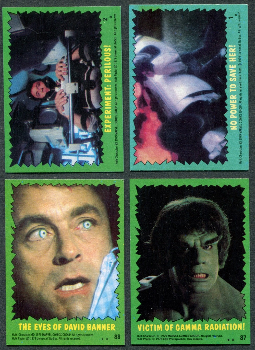 1979 Topps The Incredible Hulk Complete Set (88) NM NM/MT