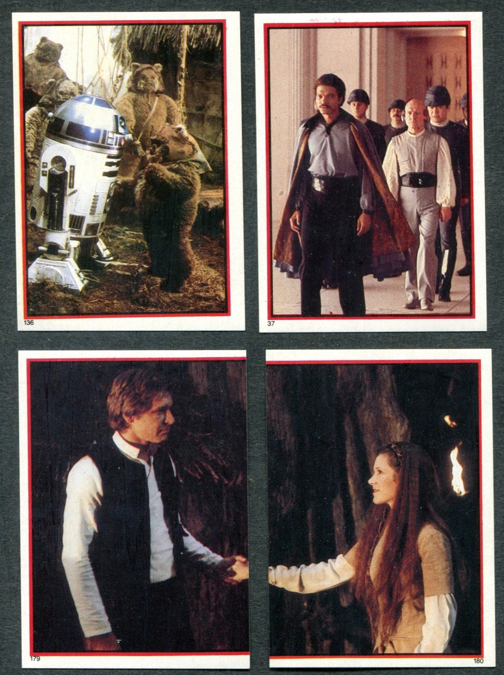 1983 Topps Return Of the Jedi Album Stickers Complete Set (180) NM NM/MT