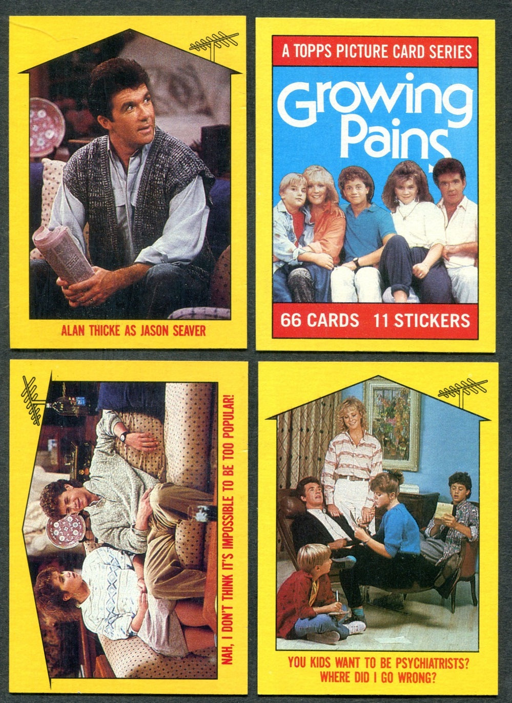 1988 Topps Growing Pains Complete Set (66) NM/MT