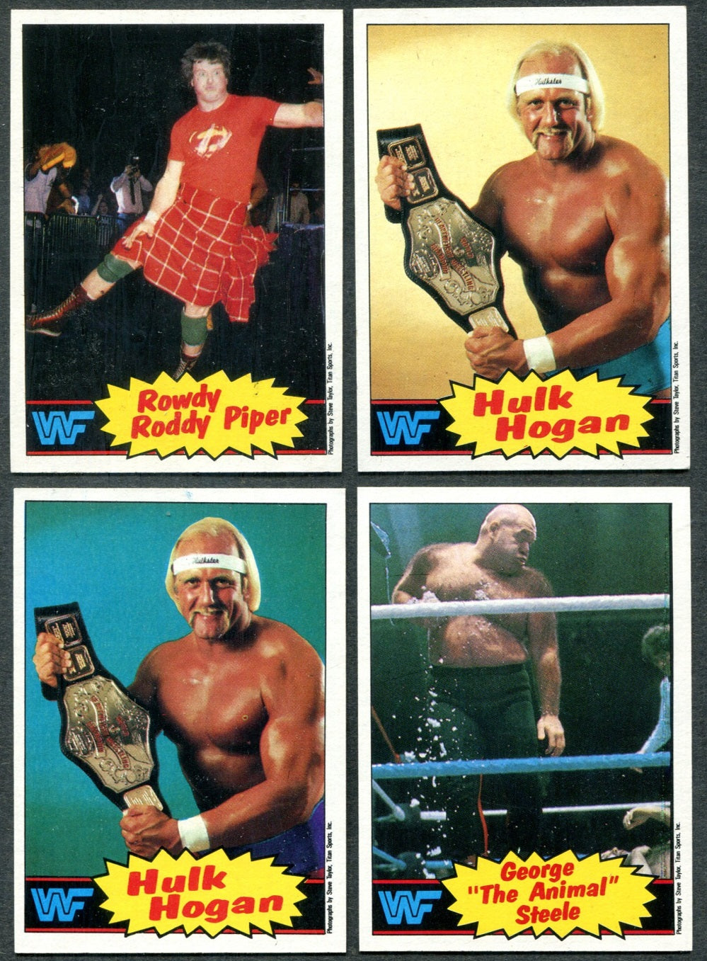 1985 Topps WWF Pro Wrestling Stars Complete Set (66) NM NM+ (Set #2)