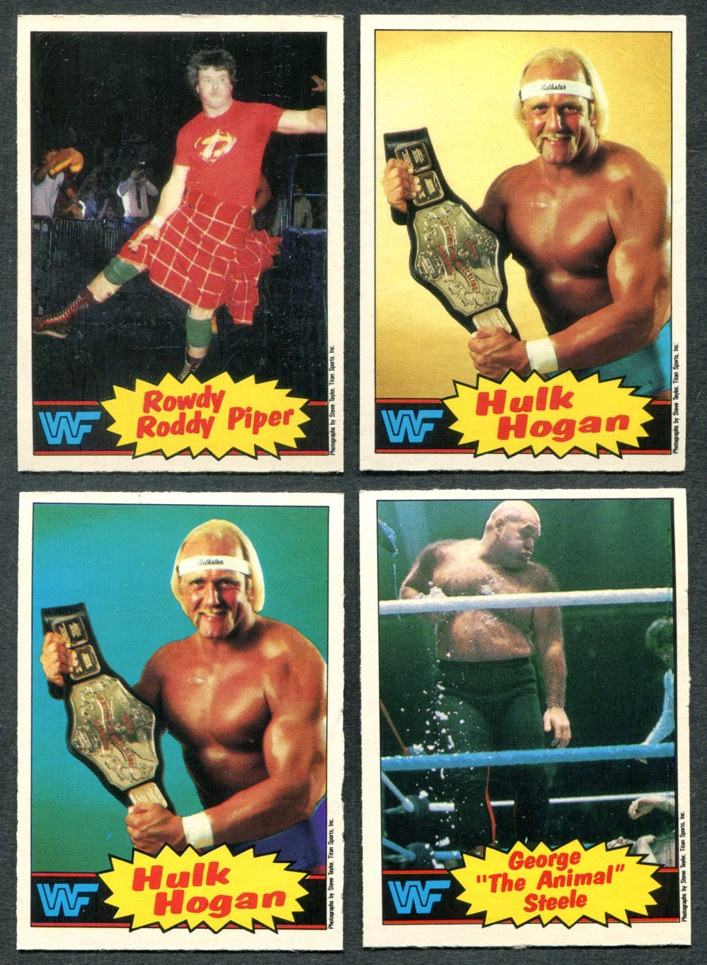 1985 OPC O-Pee-Chee WWF Wrestling Complete Series 1 Set (66) VG/EX EX/MT (Set #2)