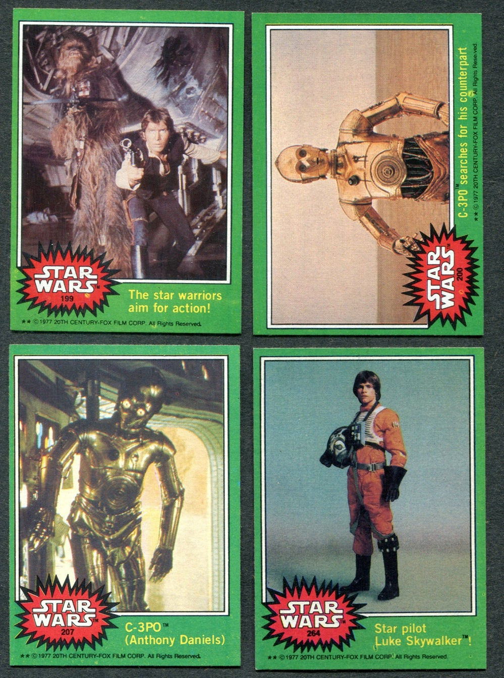 1978 Topps Star Wars Complete Series 4 Set (66) NM