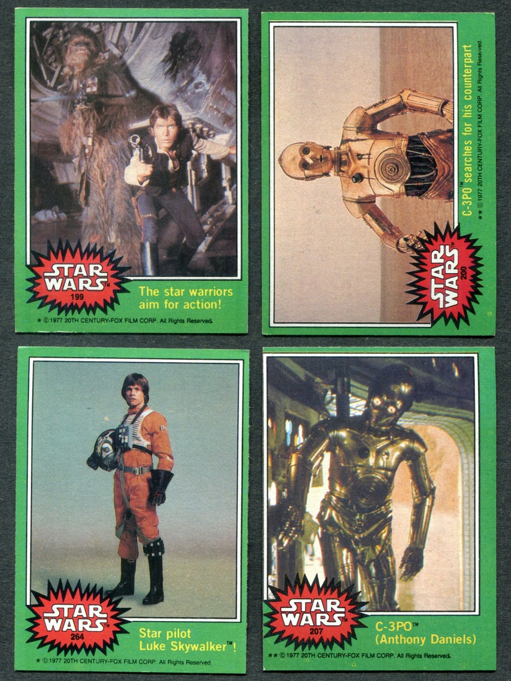 1978 Topps Star Wars Complete Series 4 Set (66) EX/MT NM (Read)