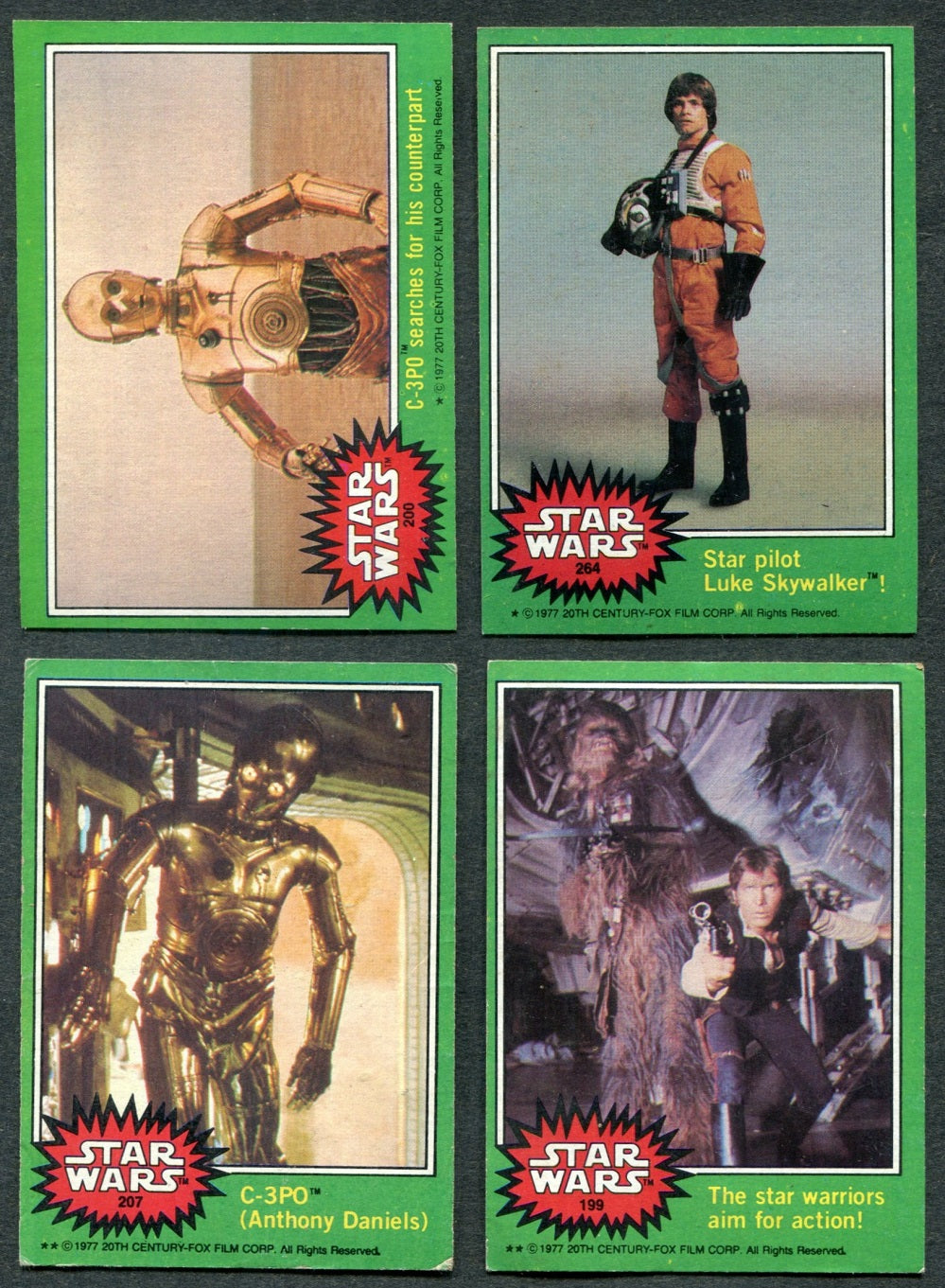 1978 Topps Star Wars Complete Series 4 Set (66) EX/MT (Read)