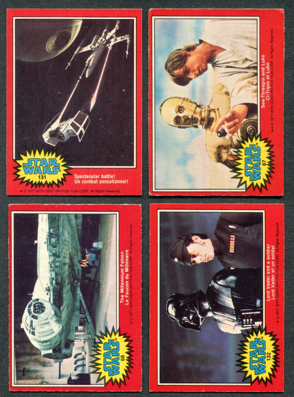 1977 OPC O-Pee-Chee Star Wars Complete Series 2 Set (66) EX EX/MT