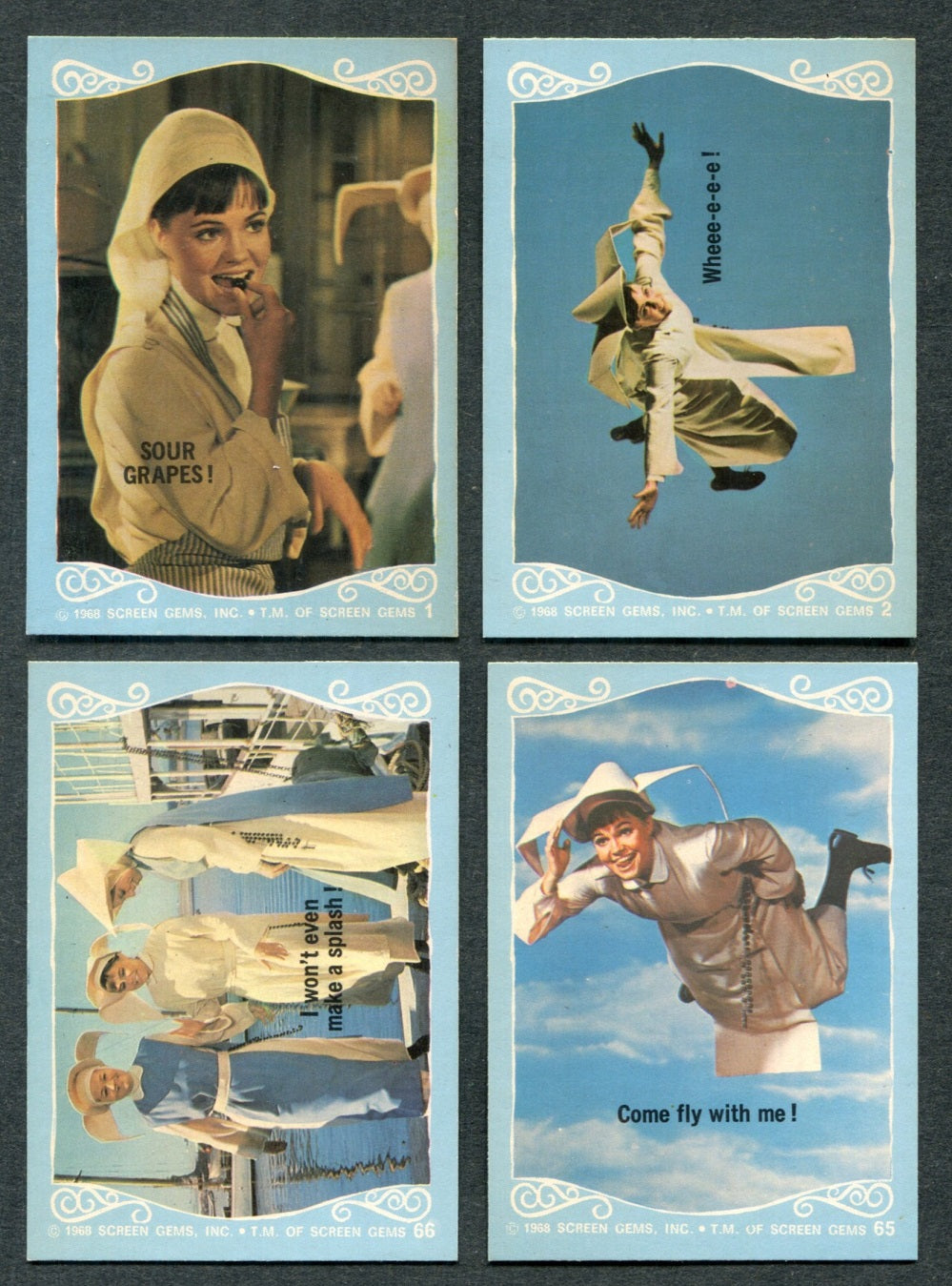 1968 Donruss The Flying Nun Complete Set (66) NM