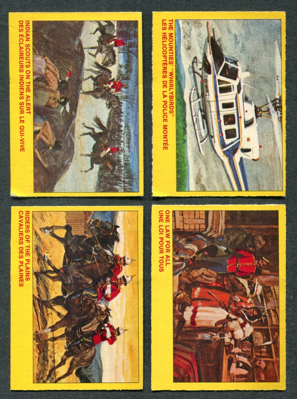 1973 OPC O-Pee-Chee Royal Canadian Mounted Police Complete Set (55) EX/MT NM+