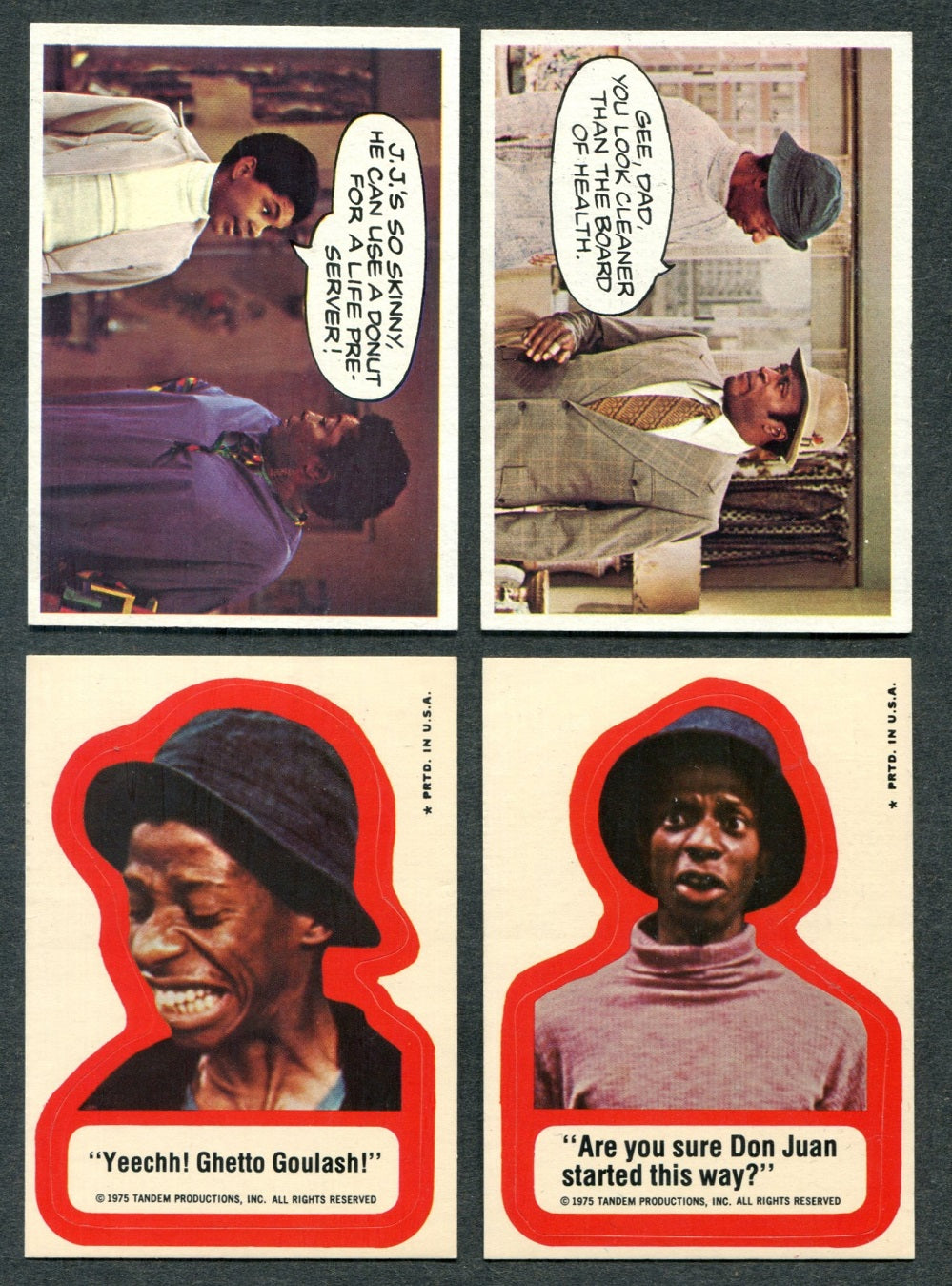 1975 Topps Good Times Complete Set (w/ stickers) (55/20) NM/MT