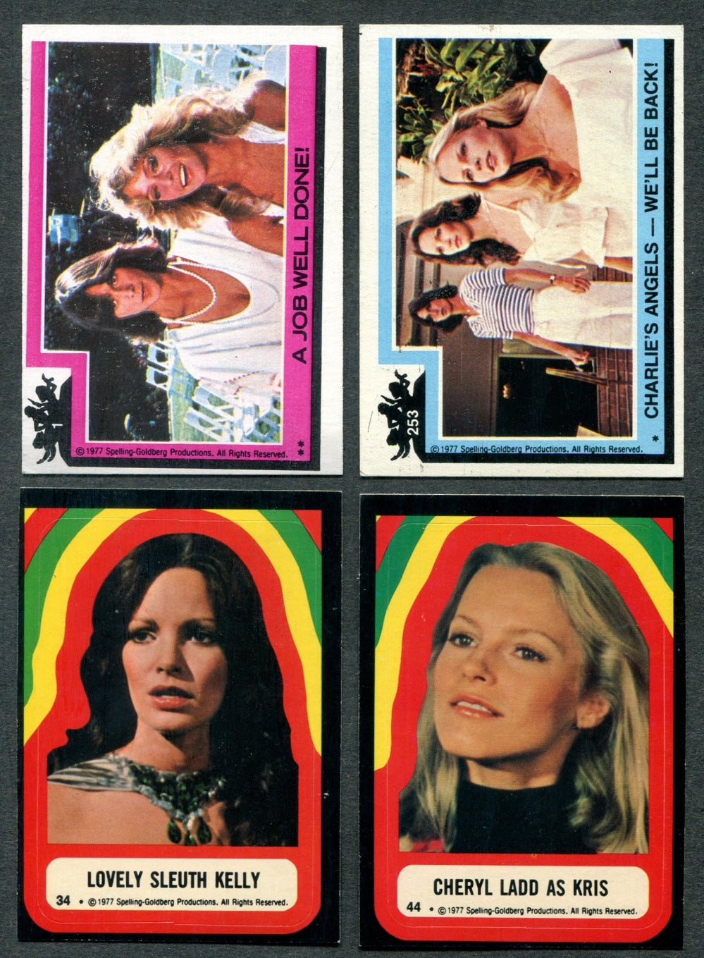 1977 Topps Charlie's Angels Complete Set (w/ stickers) (253/44) NM NM/MT
