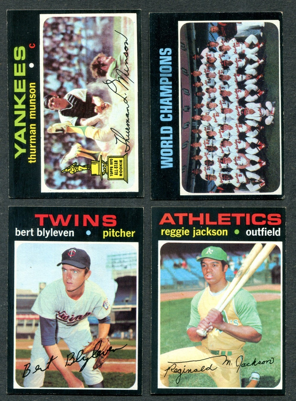 1971 Topps Baseball Partial Set EX NM (600/752) (23-247)