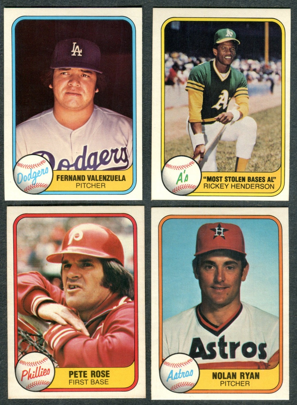 1981 Fleer Baseball Complete Set NM NM/MT (660) (23-252)