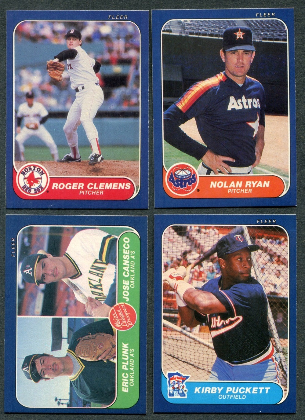 1986 Fleer Baseball Complete Set NM NM/MT (660) (23-256)
