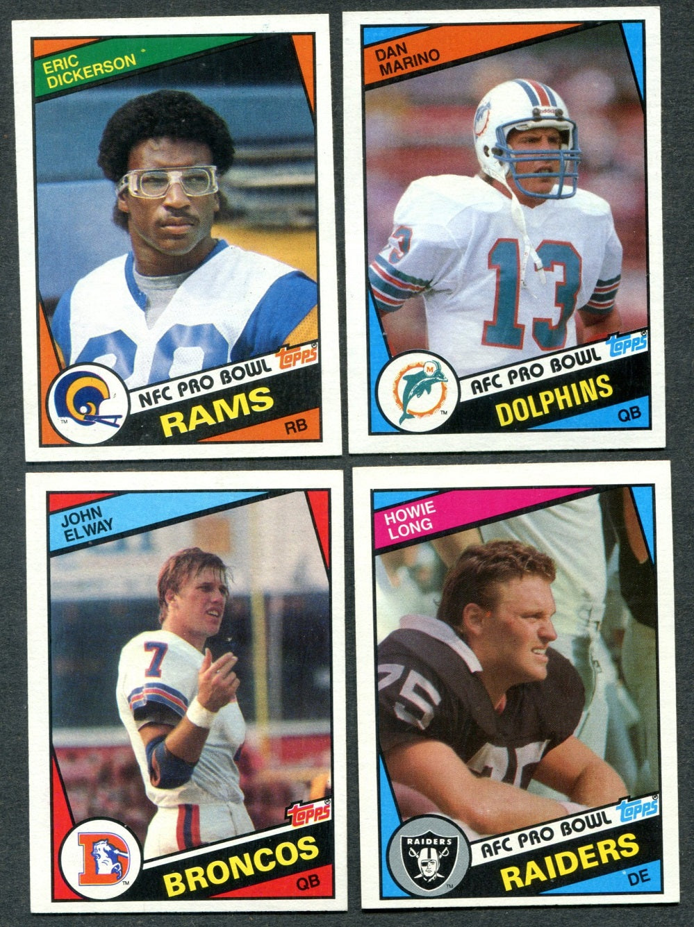 1984 Topps Football Complete Set NM (396) (23-266)