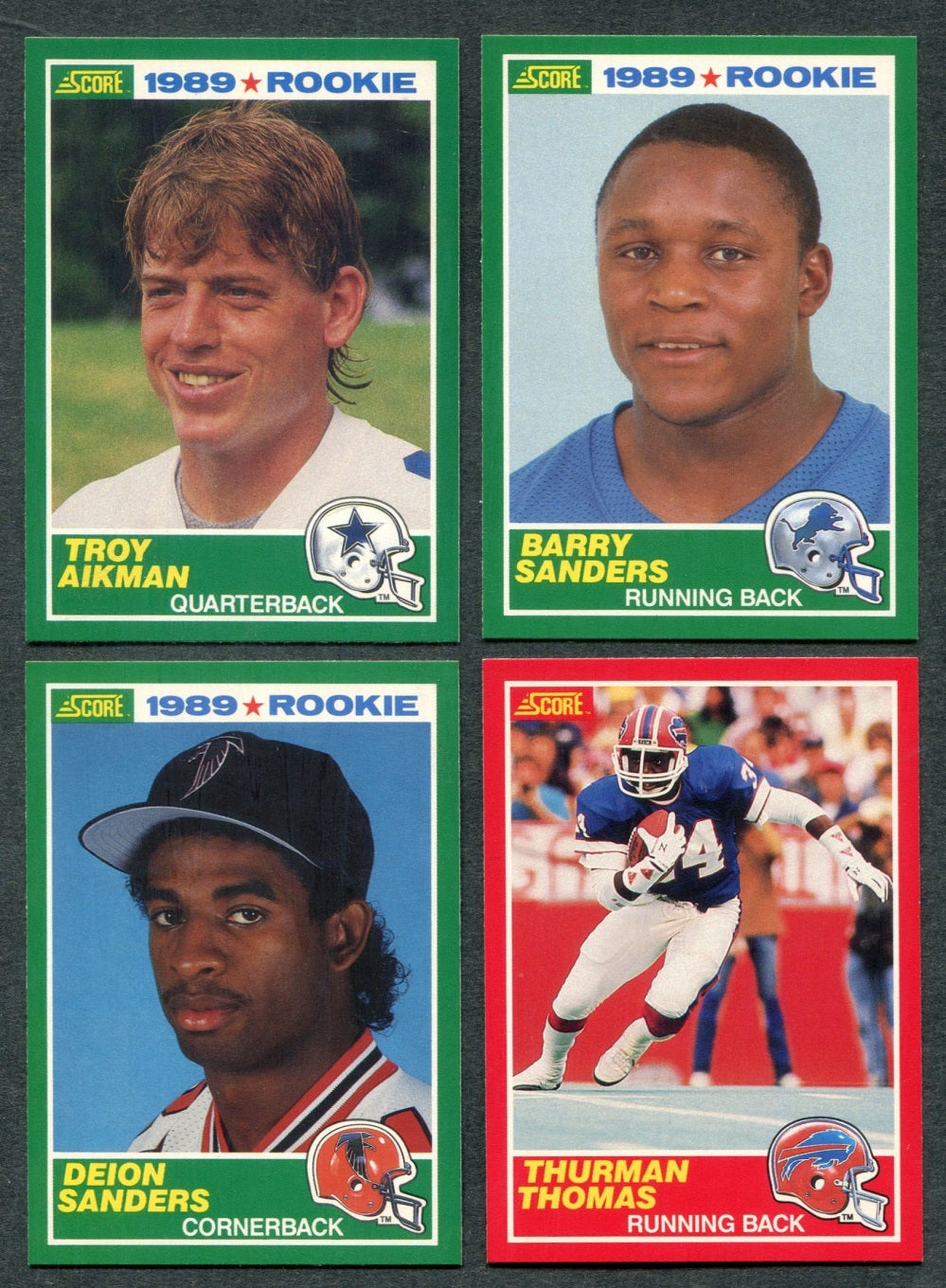 1989 Score Football Complete Set NM/MT (330) (23-271)