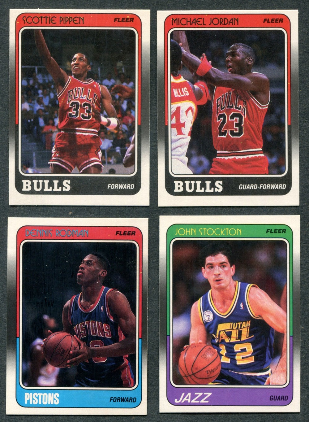 1988/89 Fleer Basketball Complete Set NM NM/MT (132) (23-273)
