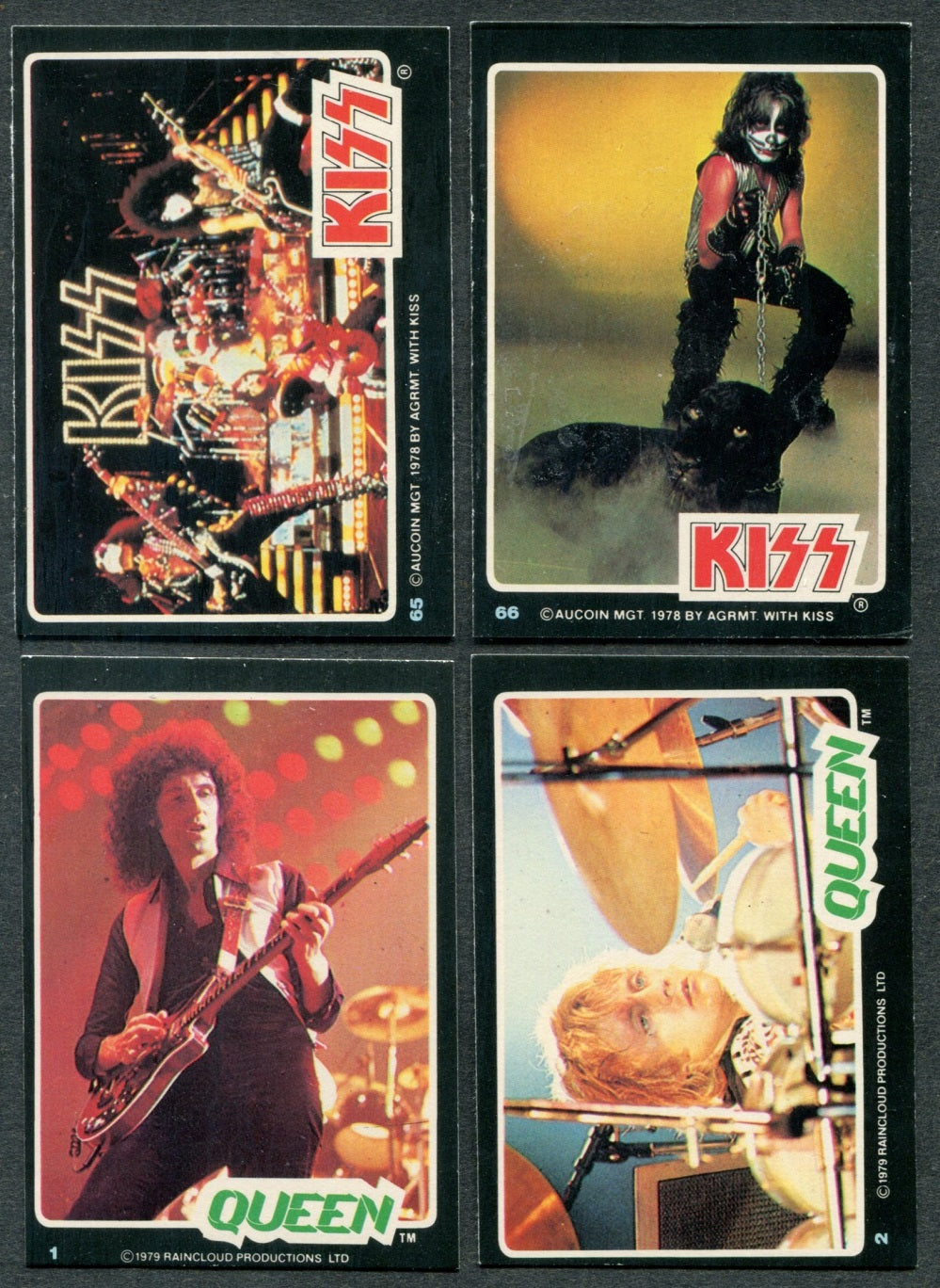 1979 Donruss Rock Stars Complete Set (66) NM NM/MT