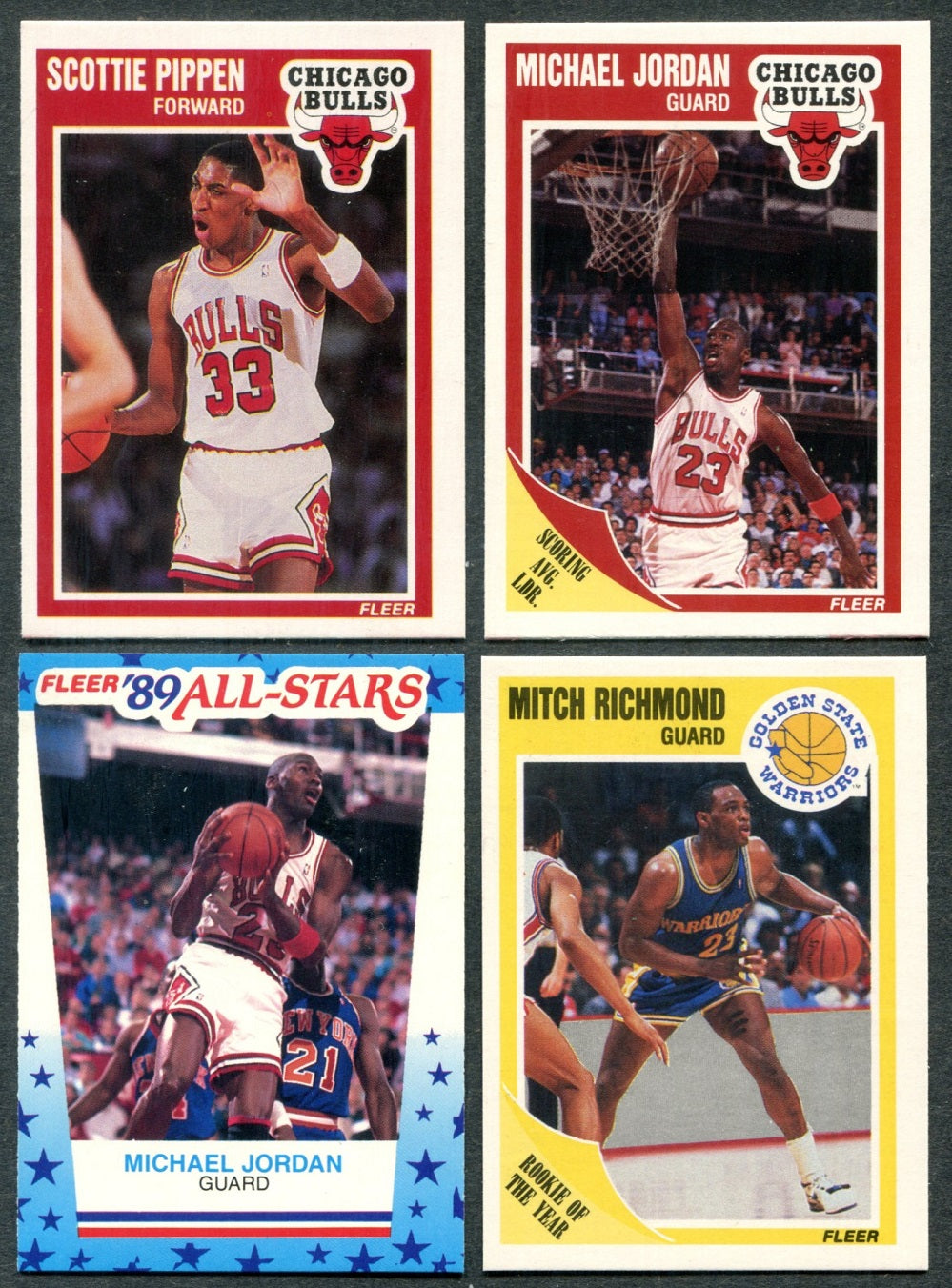 1989/90 Fleer Basketball Complete Set (w/ stickers) NM NM/MT (168/11) (23-277)