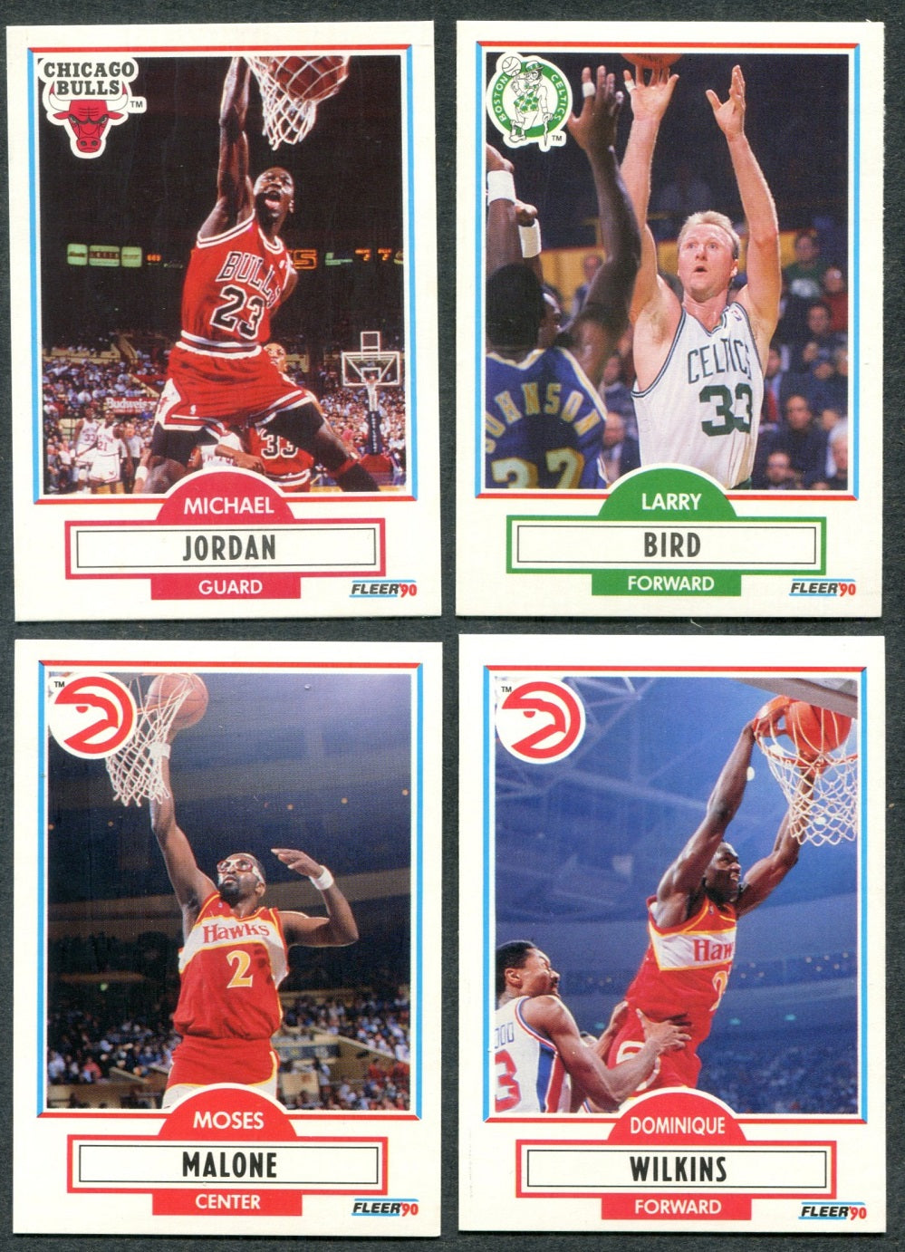 1990/91 Fleer Basketball Complete Set NM/MT MT (198) (23-278)