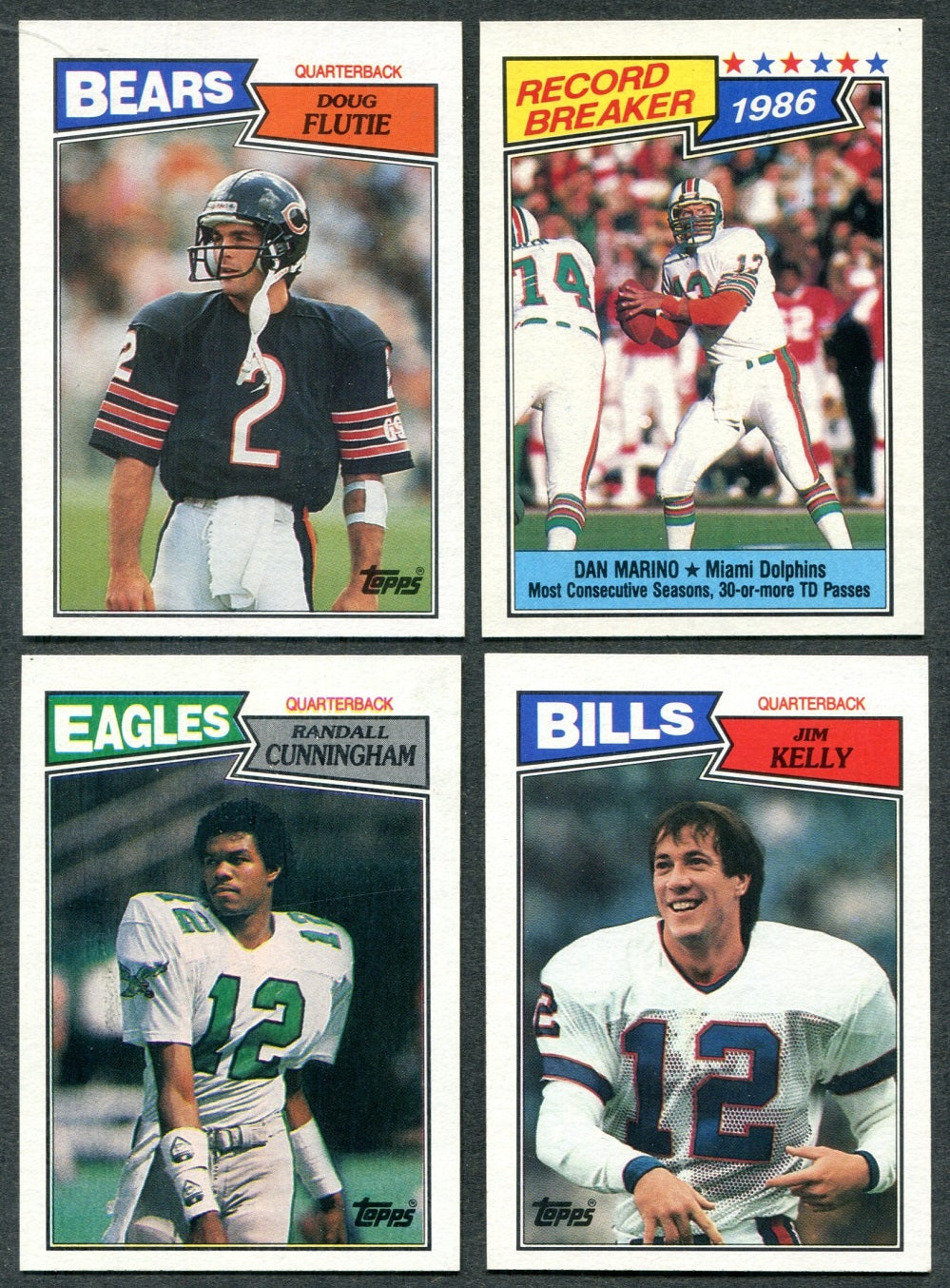 1987 Topps Football Complete Set NM/MT (396) (23-280)