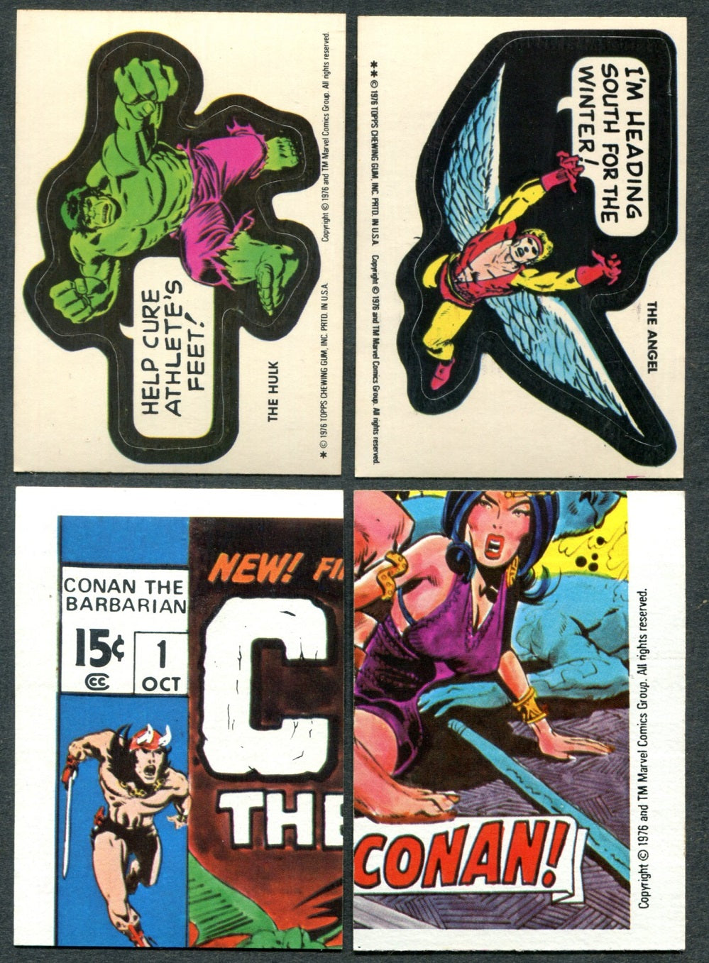 1976 Topps Marvel Superheroes Complete Set (w/ checklists) (40/9) (Set #3) NM NM+