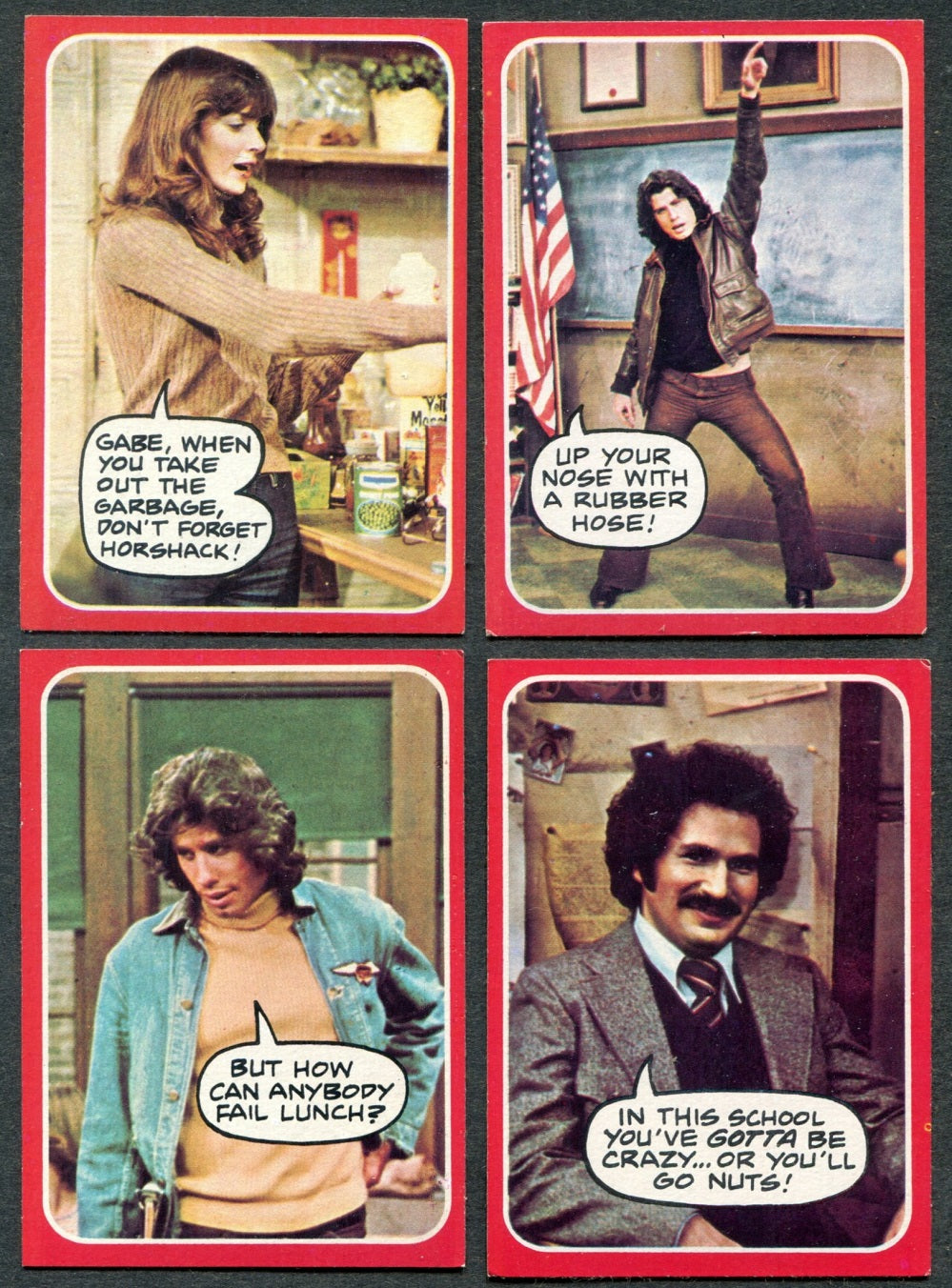 1976 Topps Welcome Back Kotter Complete Set (53) EX/MT NM